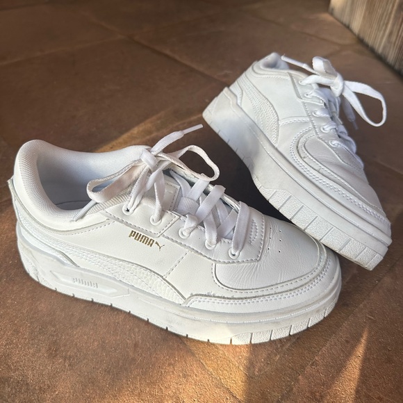 Puma white platform sneakers - Picture 2 of 6